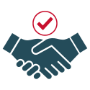 shaking hands icon